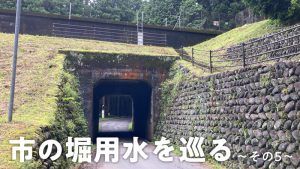 市の堀用水を巡る