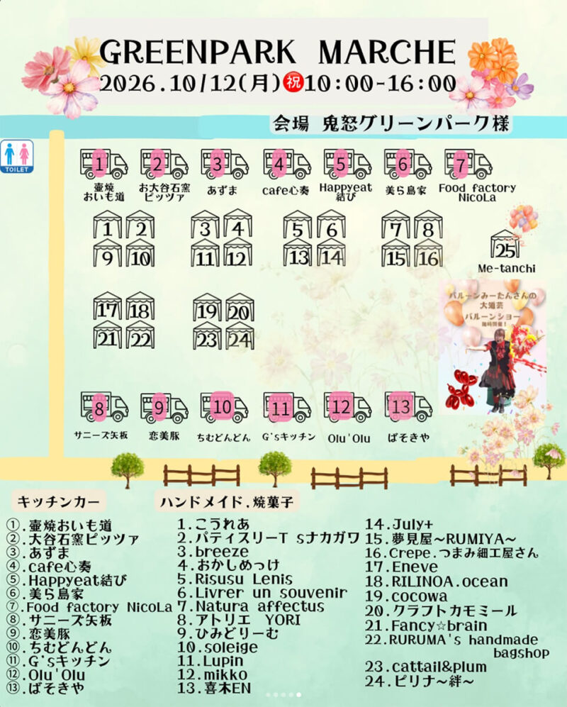 高根沢　グリーンパークマルシェ